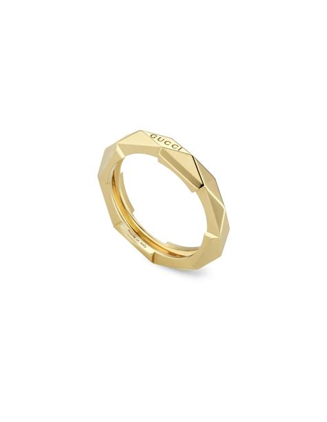 anello gucci giallo|Anello Gucci Link to Love in Oro Giallo con Borchie 6 mm.